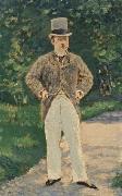 Edouard Manet Portrait de Monsieur Brun oil painting on canvas